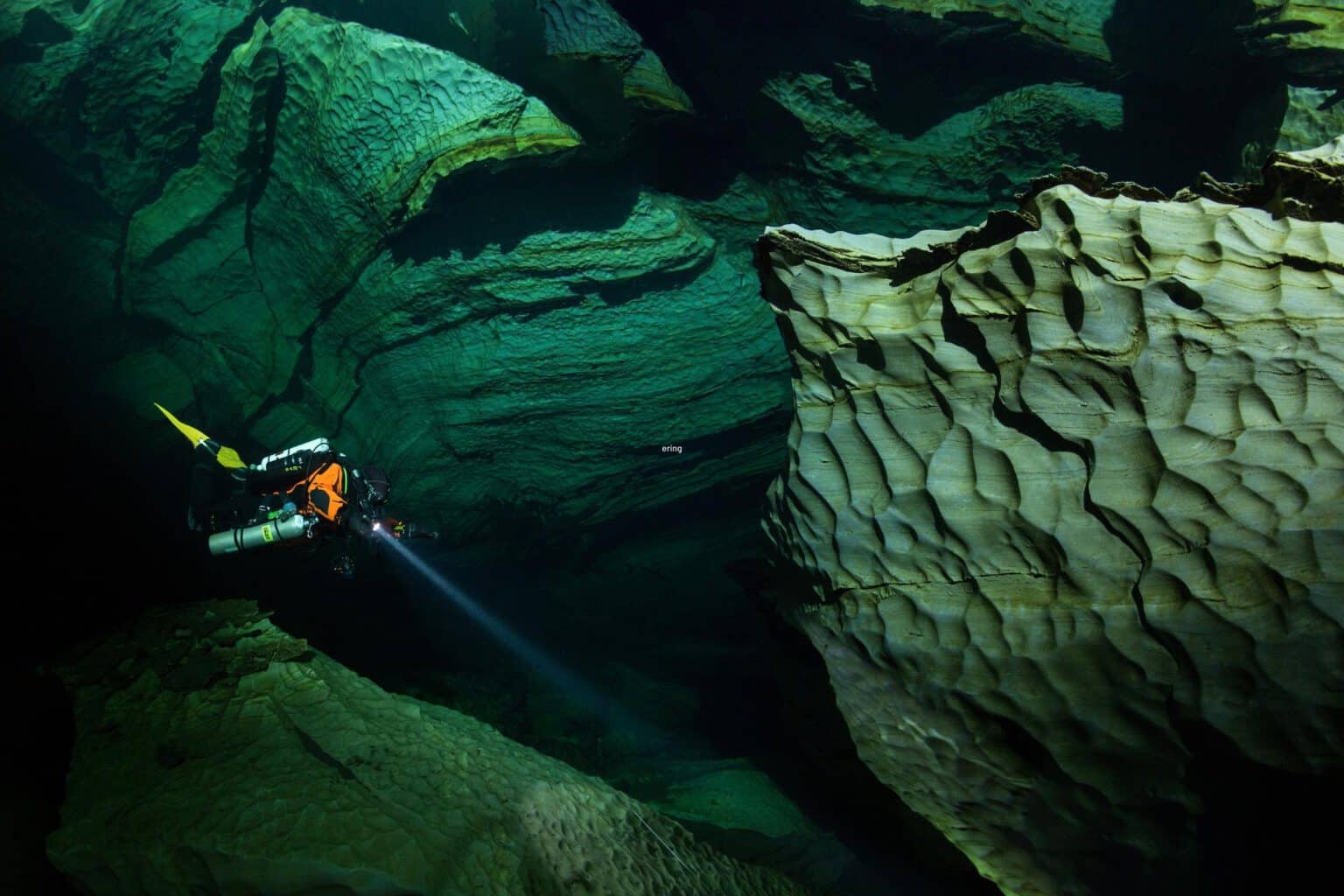 plura cave amazing dive site