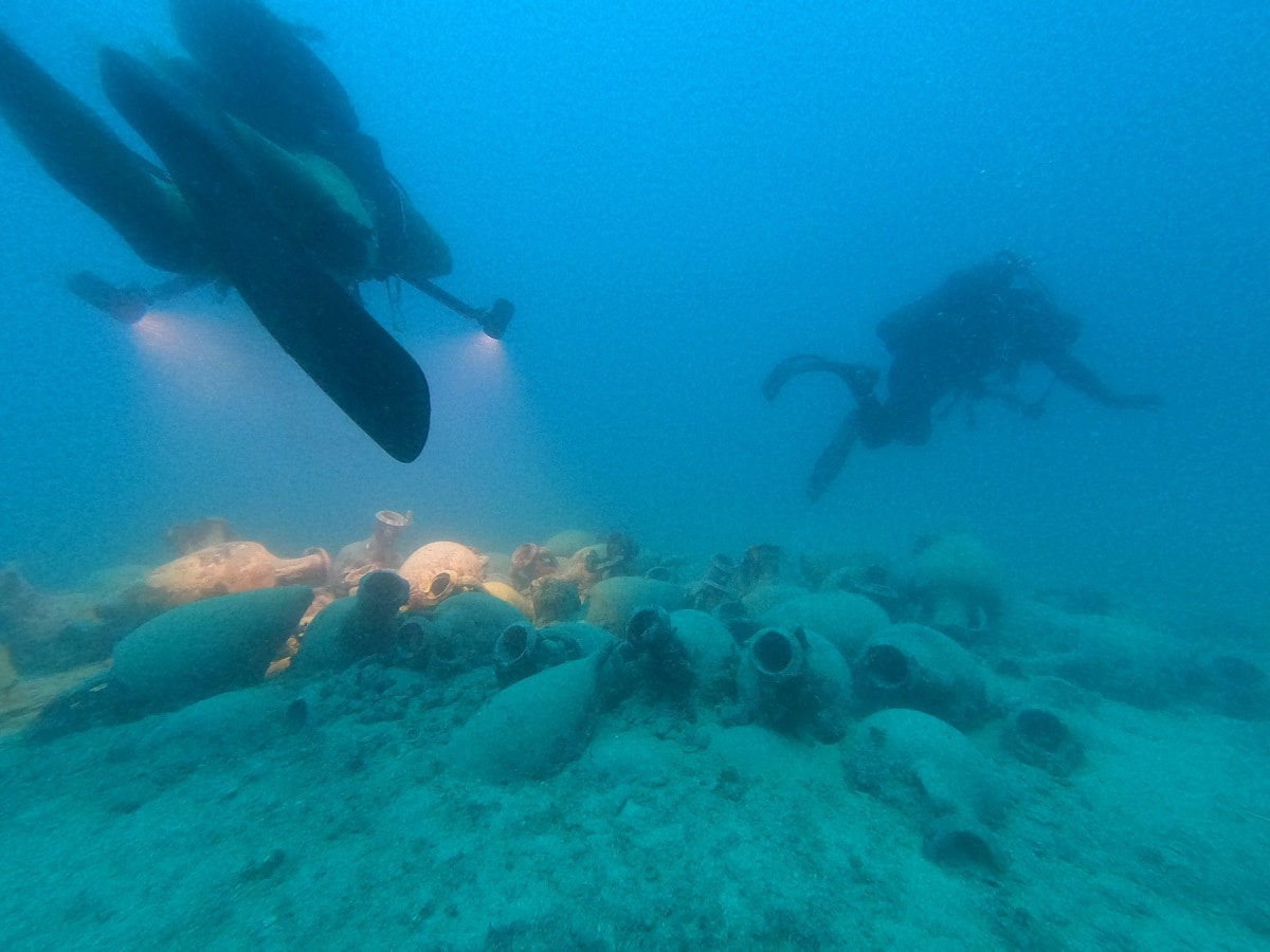 Underwater site in Croatia