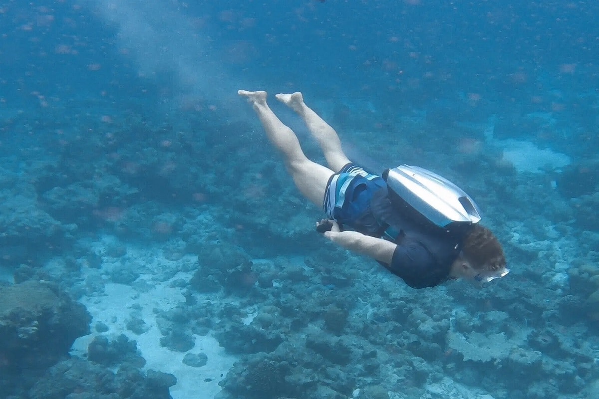 Underwater jetpack for diving