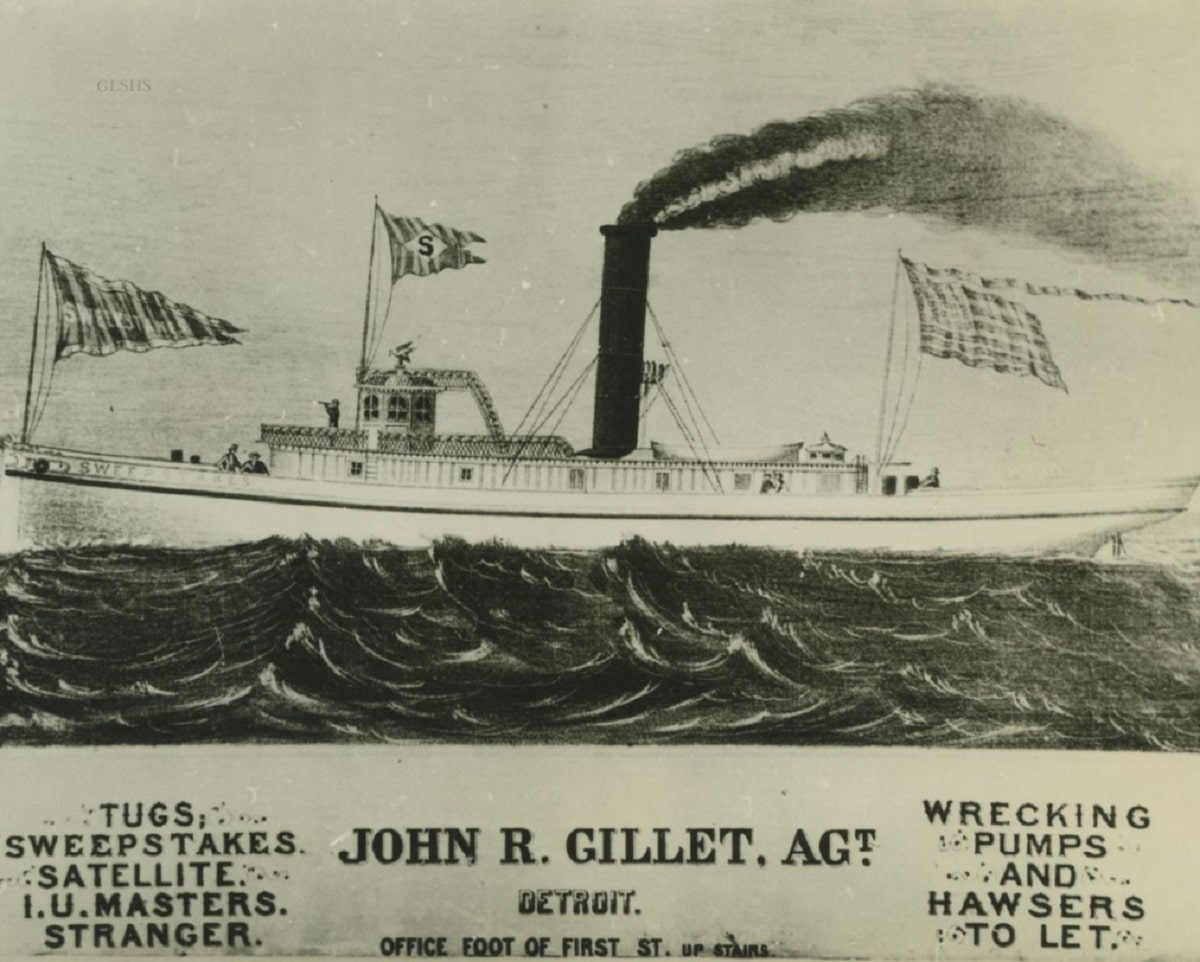 Illustration of the tugboat