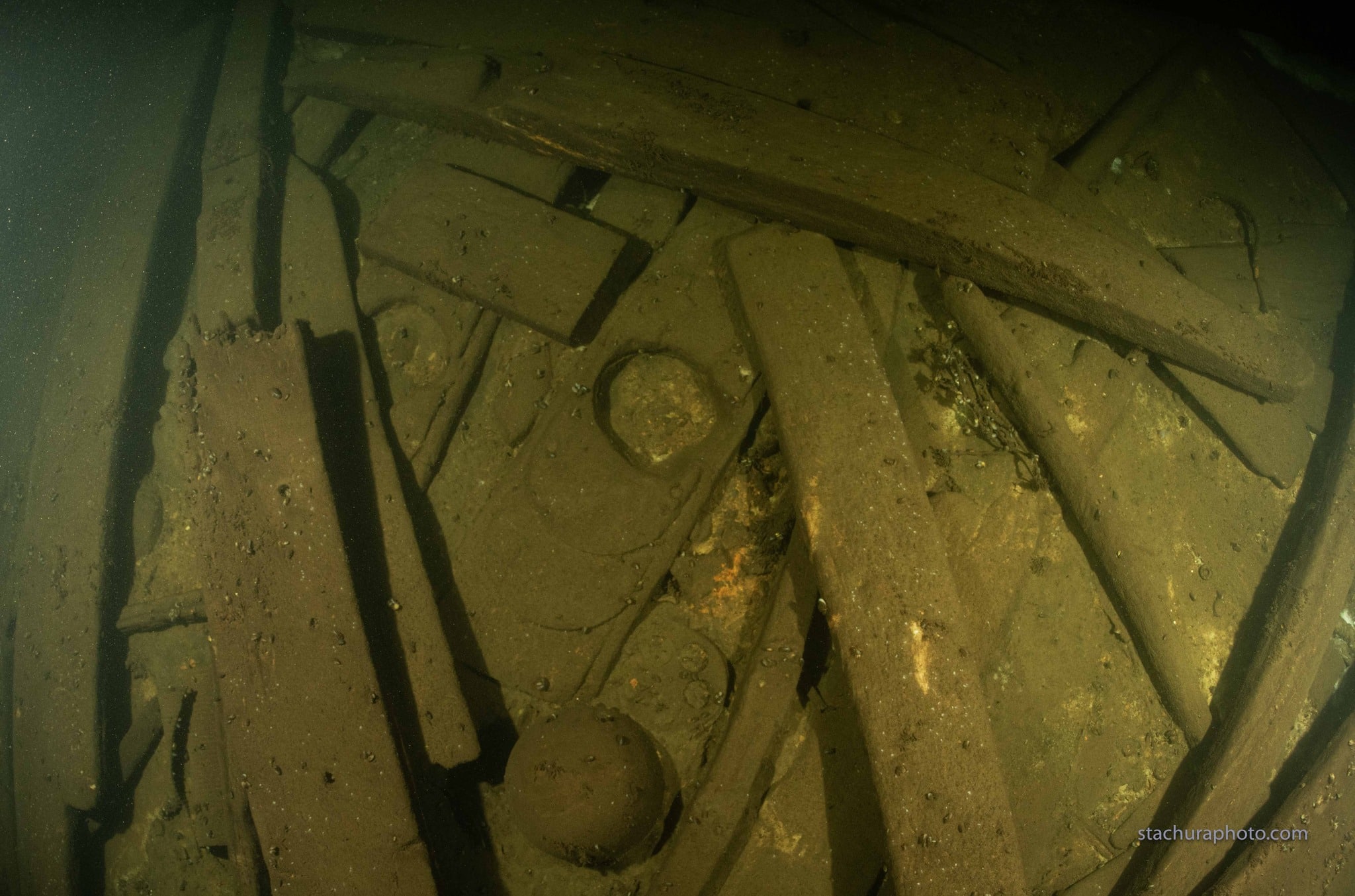 Shipwreck in the Baltic Sea