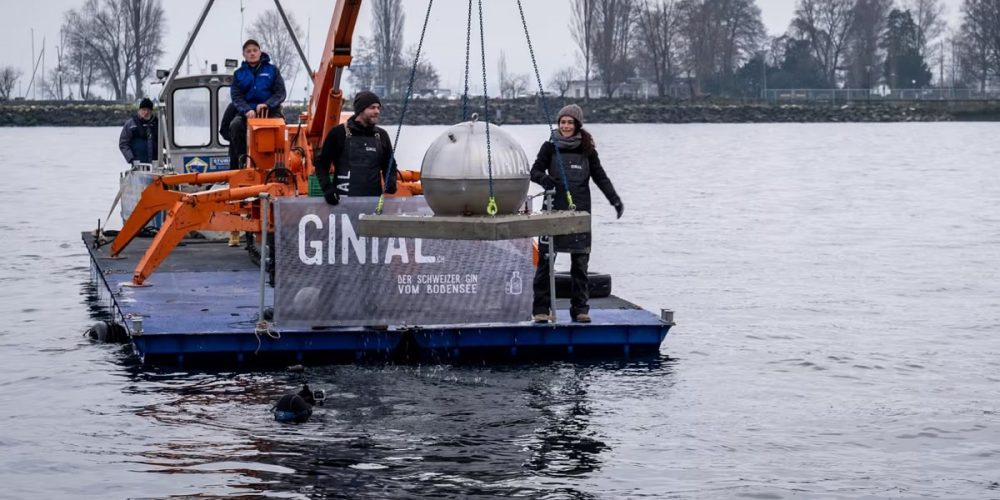 800-kilogram barrel of gin stolen from the bottom of Lake Constance