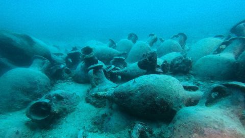 Stunning well-preserved wreck of an ancient ship discovered near island Šćedro