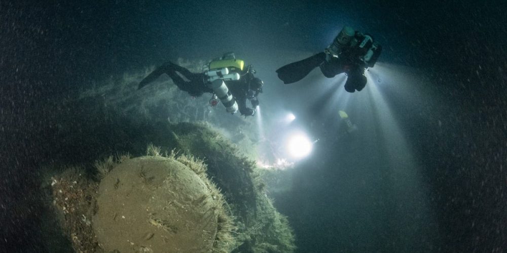SS Express – a group of British technical divers have identified a shipwreck from 1918