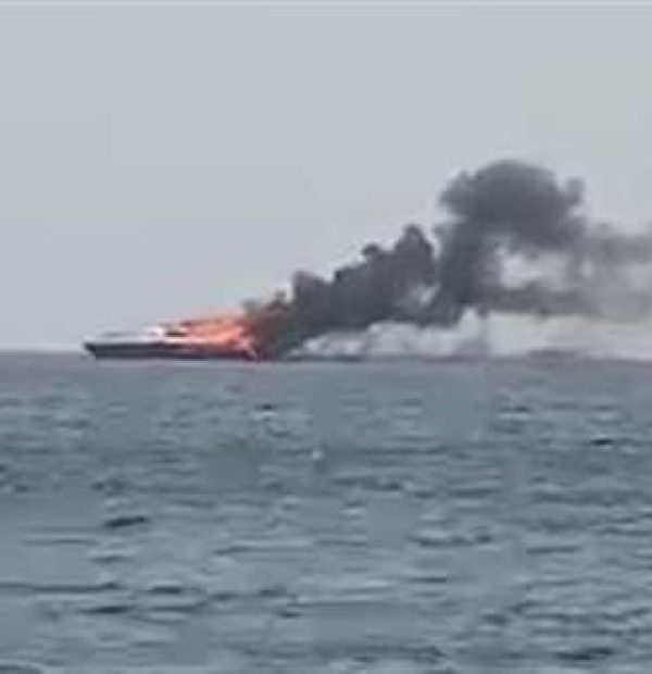 Sea Legend Catches Fire