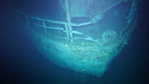 Wreck of Blythe Star freighter found 50 years after sinking – video