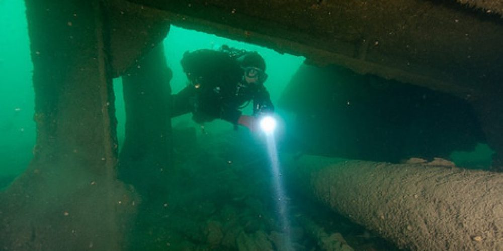A hugely successful dive trail on a 17th century wreck!