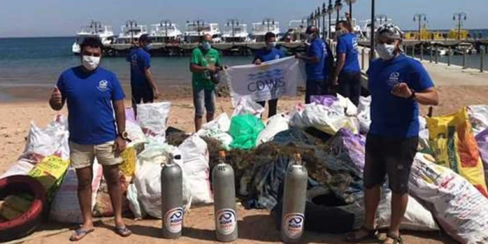 In Egypt, 7 tonnes of rubbish were removed from the waters of the Red Sea!