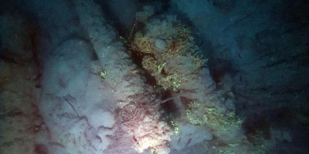 An 18th century warship found in the Aegean Sea