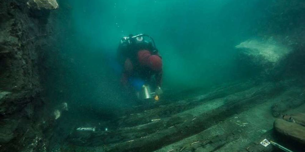 Ancient shipwreck found in sunken port of Heracleion