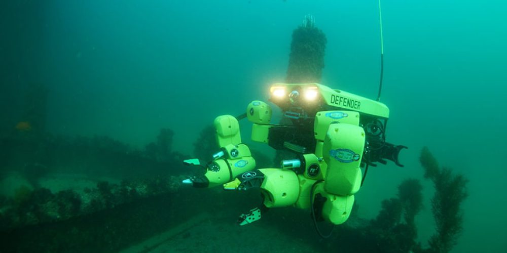 Autonomous robot to neutralise underwater mines from RE2 Robotics