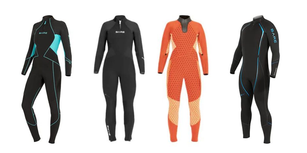 Bare Reactive and Evoke wetsuits with graphene technology – New!