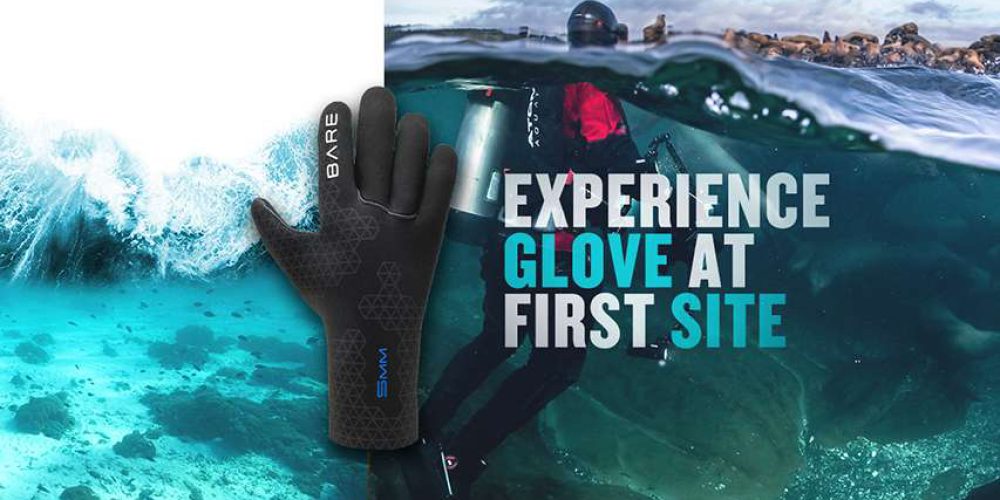 BARE S-Flex neoprene diving gloves – New!