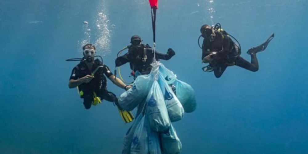 Deep Blue Dive Center conducted a major cleanup of the Gulf of Aqaba