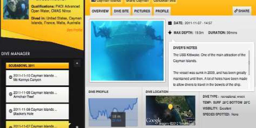 Diveboard – an interesting online divelog