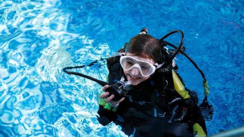 Dubai’s 12-year-old youngest PADI MSD-certified diver