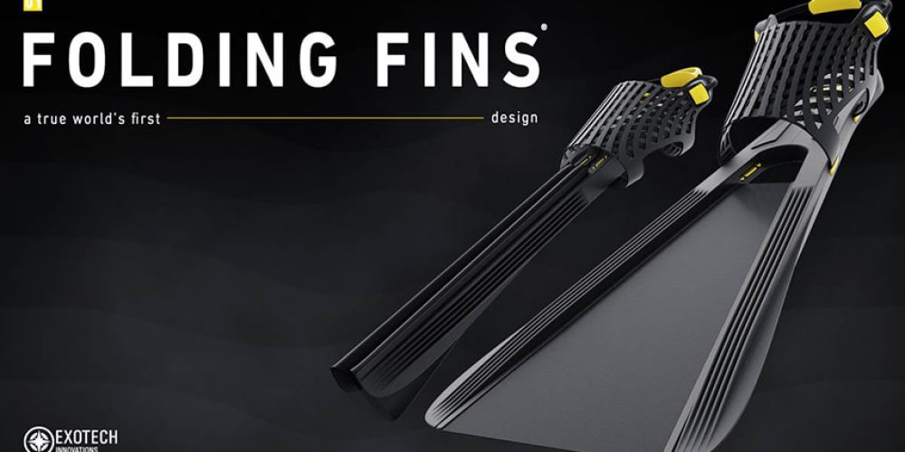 Exotech – world’s first folding fins go on pre-order