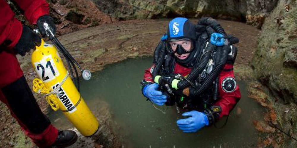 Exploration of the Czech cave Hranice Propast