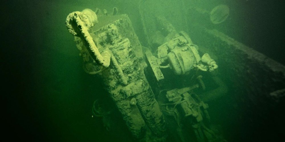 First images from the wreck of the cruiser HMS Cassandra