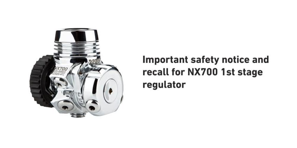 Important information regarding the XDEEP NX700 1st stage automatics.