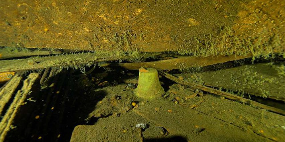 MS Goya ship’s bell found on wreck by Baltictech group