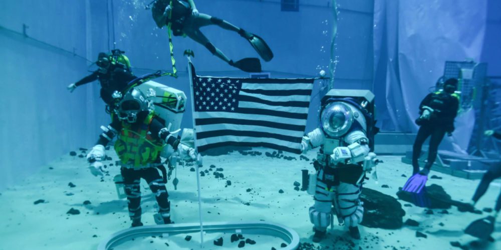NASA tests latest wetsuits underwater