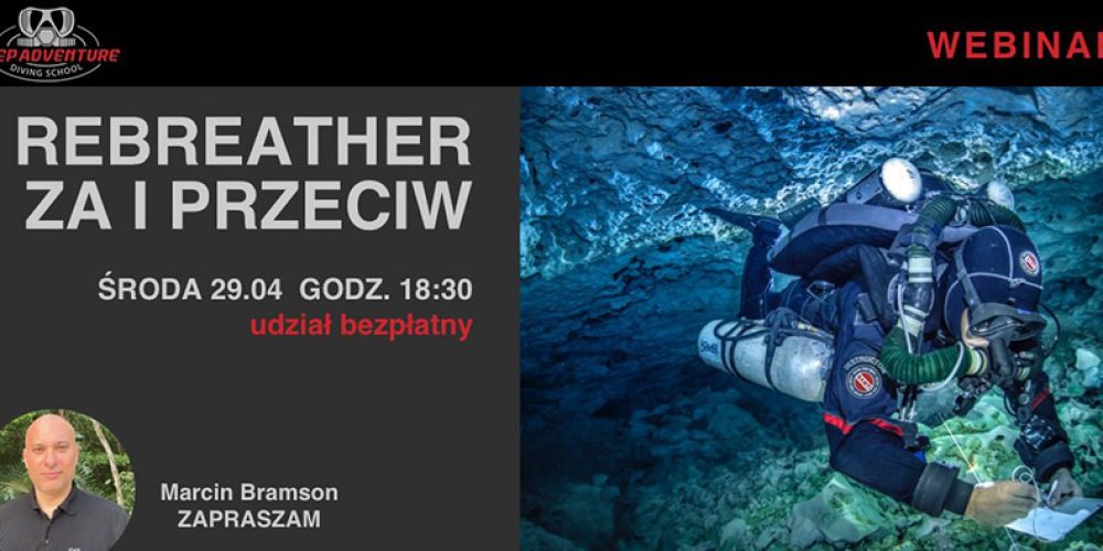Rebreather pros and cons – webinar today at 6.30pm!