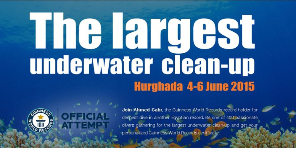 Record cleaning in Hurghada – 400 divers under water!