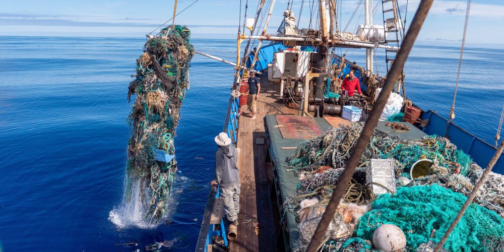 Record number of nets fished out in the open ocean! – video