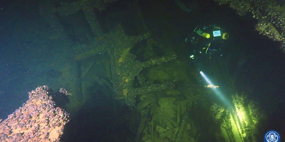 Russians have found the wreck of a 1944 German ship in the Baltic Sea