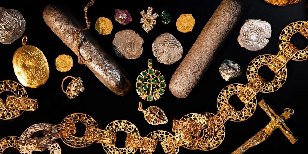 Stunning treasures unearthed after 366 years from wreck of Spanish galleon