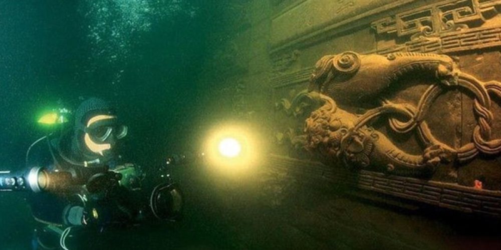 Sunken ancient city in China – video