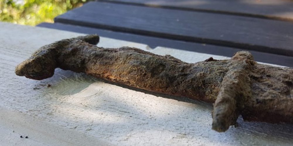 Sword from 1500 years ago found in lake