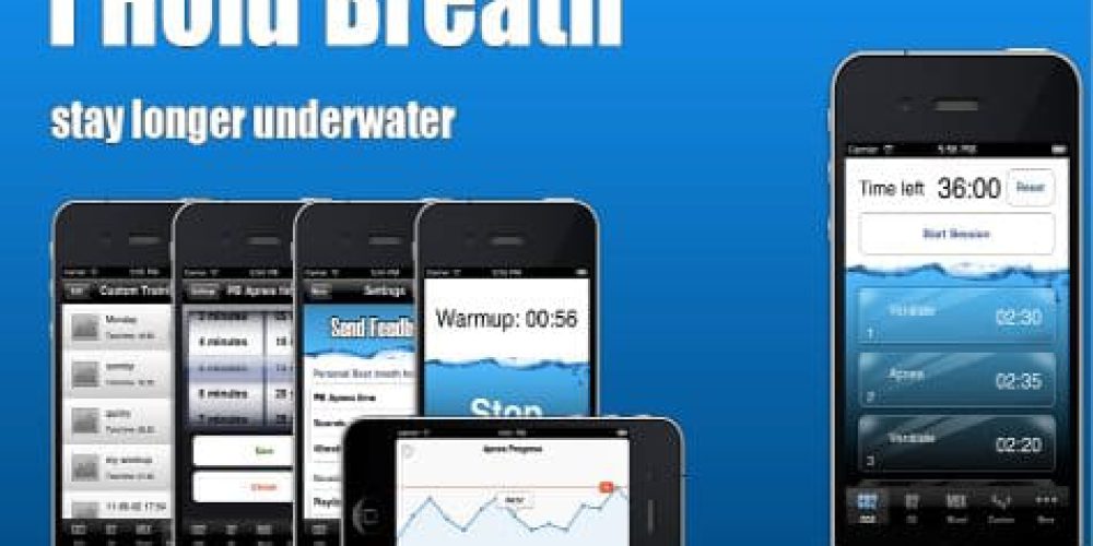 The iHoldbreath iphone app for freedivers!