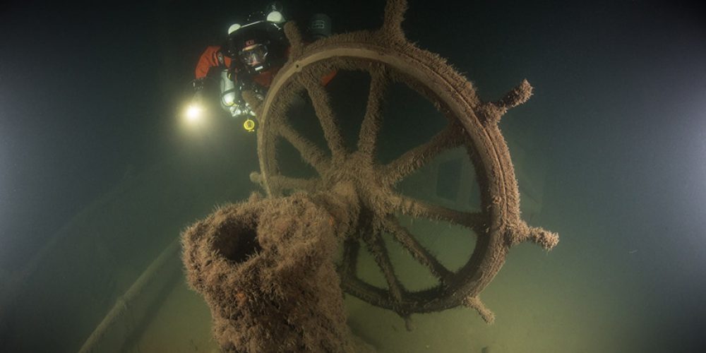 The wreck of a century-old steamer has been identified in the Baltic Sea