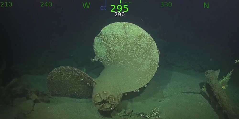 The wreck of an American WWII destroyer found – video