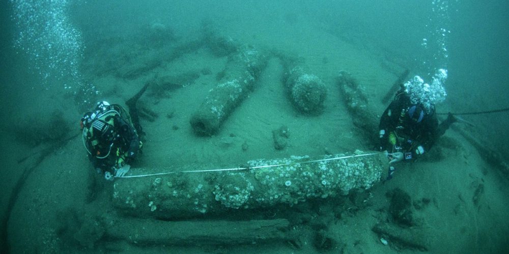 The wreck of the 1682 ship HMS Gloucester found off the Norfolk coast