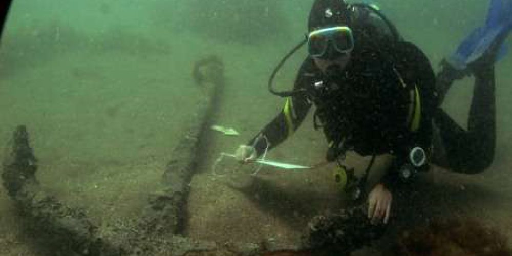 Underwater exploration of Crimea