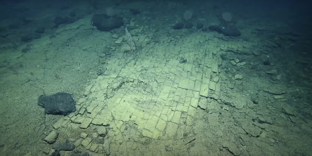Unusual discovery at the bottom of the Pacific looks like an ancient road